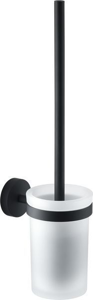 Gedy Eros, настенный стеклянный ёрш, цвет черный матовый