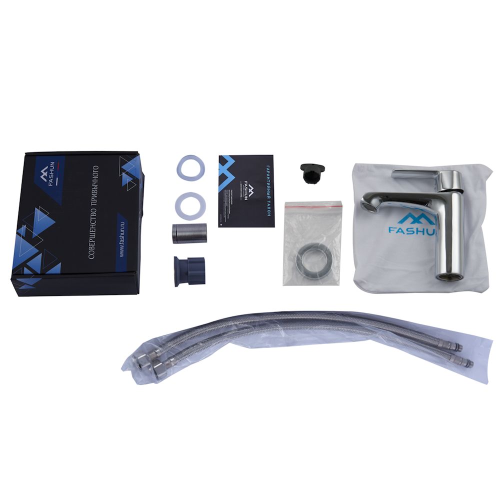 Смеситель для раковины FASHUN A1089, хром