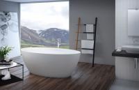 Ванна из искусственного мрамора CEZARES TITAN-OVAL-170-85-57