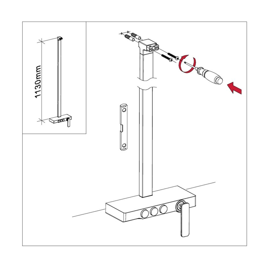 Душевая система Timo Torne SX-4310/00 черный, артикул SX-4310/03