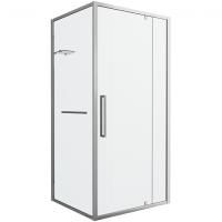 Душевой уголок Bravat Line 90x90 BS090.2116A профиль Хром стекло прозрачное