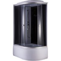 Душевая кабина Niagara NG-2510 120x80 L стекло тонированное задняя стенка Черная Душевая кабина Niagara NG-2510 120x80 L стекло тонированное задняя стенка Черная
