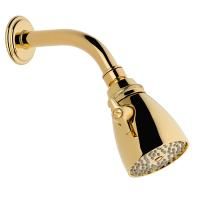 THG PETALE DE CRISTAL CLAIR Держатель верхнего душа 120 мм., настенный монтаж, цвет полированное золото