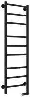 Полотенцесушитель электрический "ГАЛАНТ 2.0" 1200х400 / МЭМ правый (Матовый Чёрный)