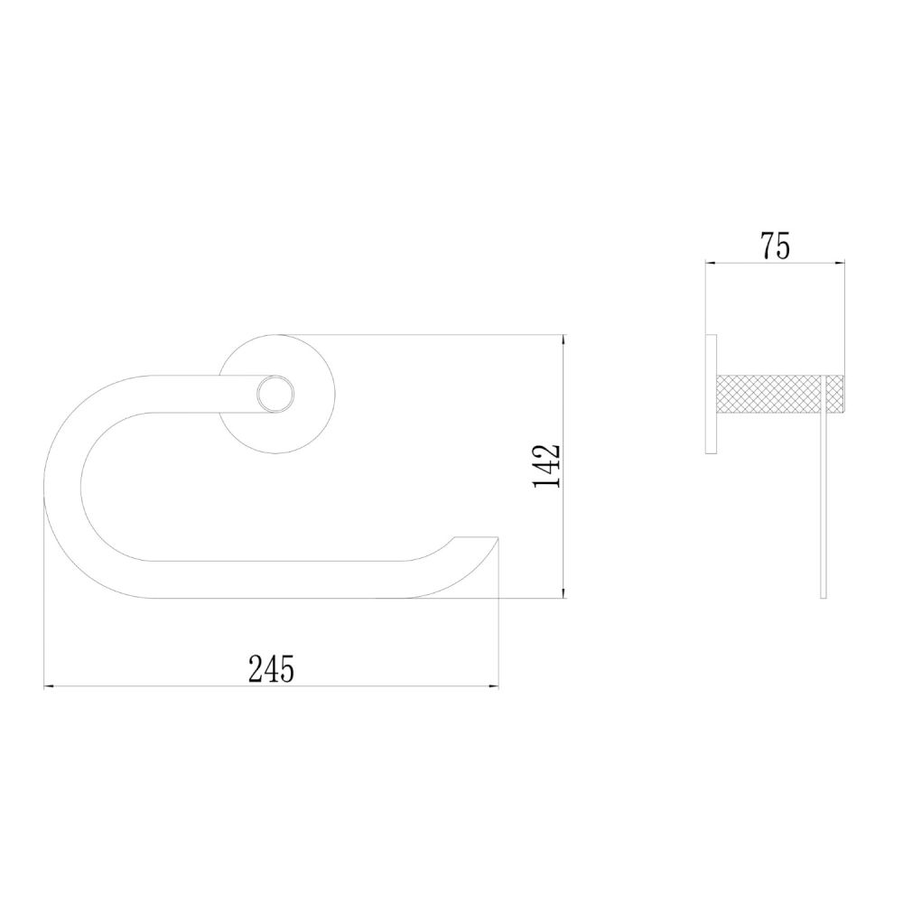 Полотенцедержатель Savol S-002163Q, графит