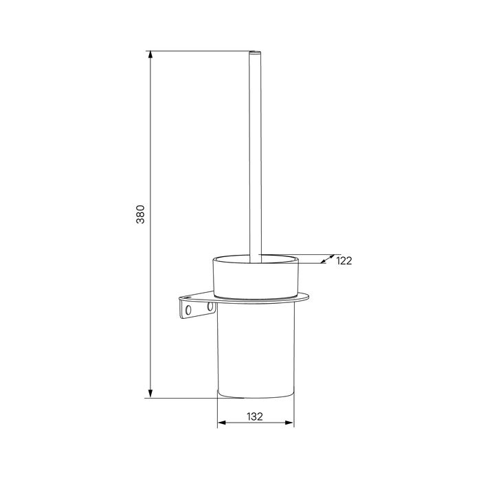Ерш IDDIS Noa черный матовый (NOABLG0i47), артикул NOABLG0i47