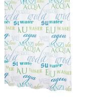 Штора для ванны Ridder Woda 200х180 Синяя Штора для ванны Ridder Woda 200х180 Синяя