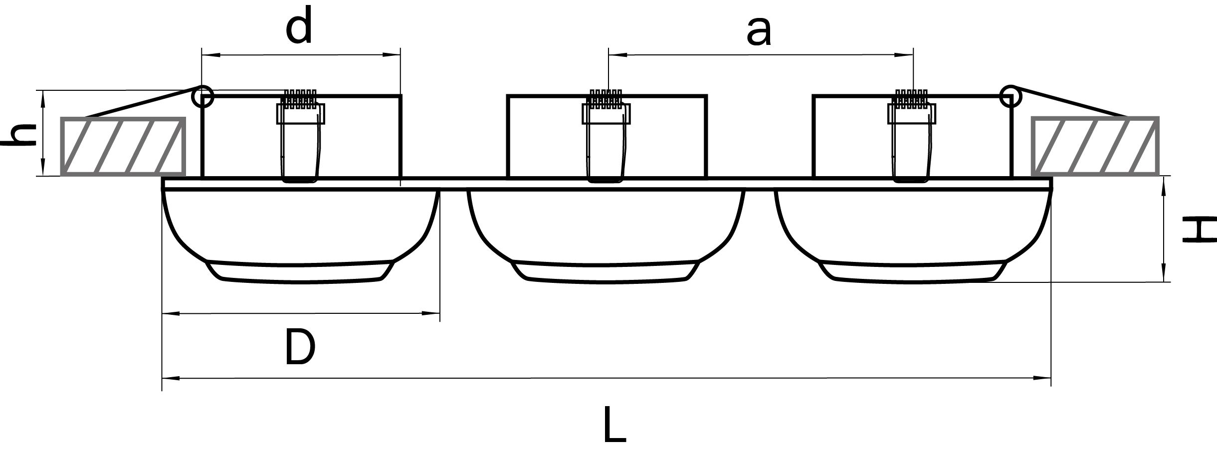 Светильник точечный встраиваемый декоративный под заменяемые галогенные или LED лампы Ocula Lightstar 011837