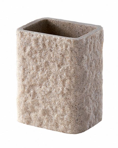 Gedy Aries, настольный стакан, цвет бежевый