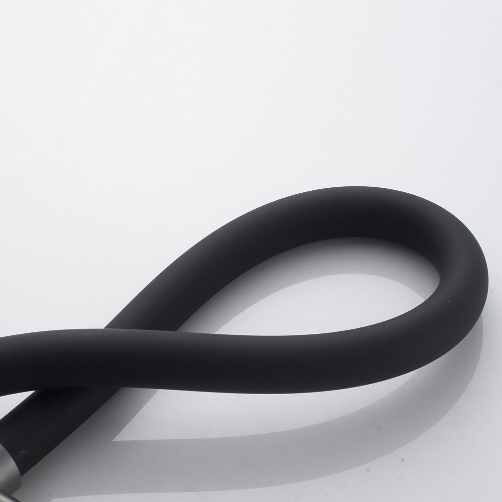 Смеситель для кухни с гибким изливом и режимом "душ" Shevanik S123T-3, оружейная сталь