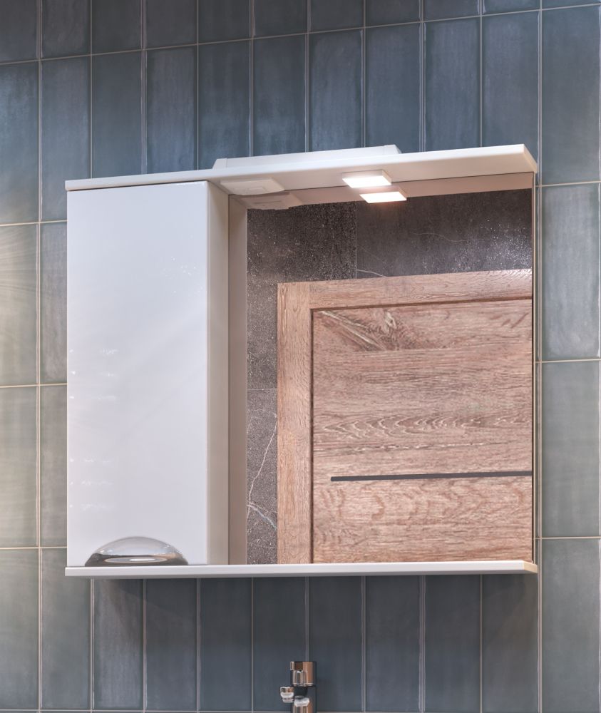 Зеркало со шкафом VIGO Callao z.CAL.80.L.El, 80 см, артикул z.CAL.80.L.El