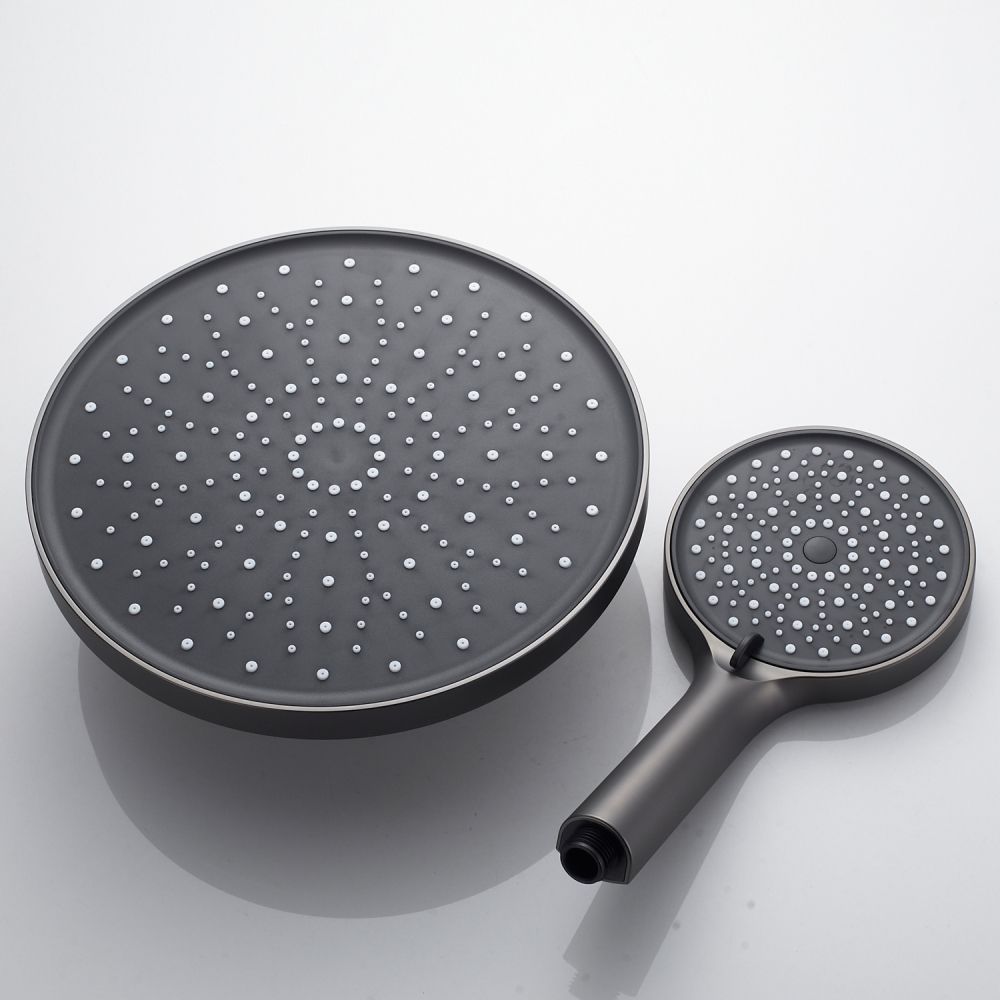 Душевая система Shevanik S4726T, оружейная сталь