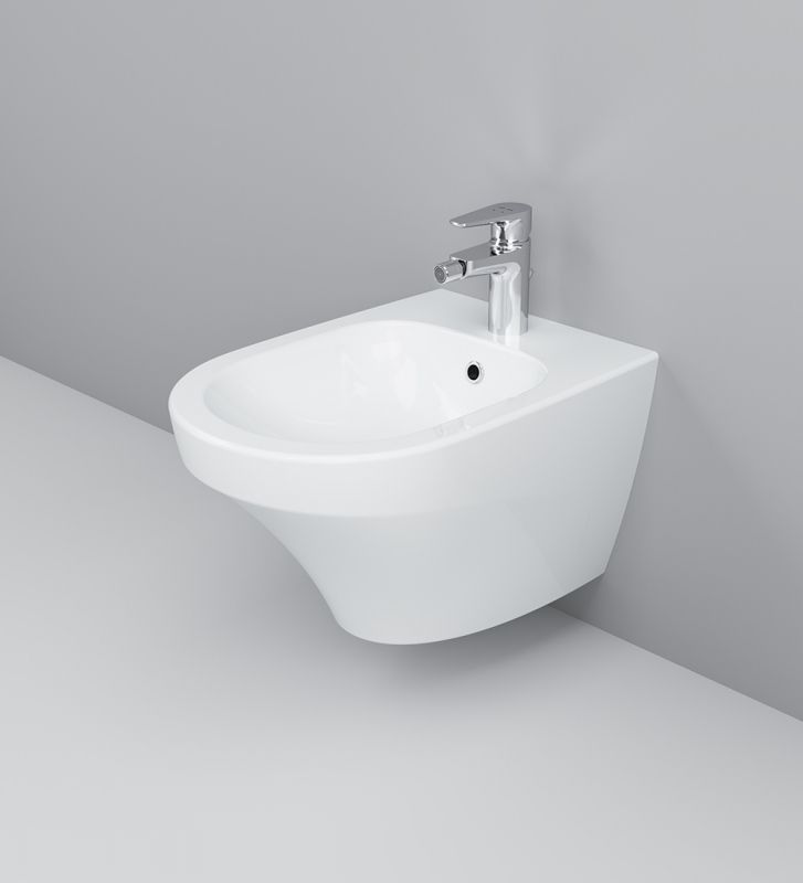 Биде AM.PM Inspire C503411WH подвесное без крышки Биде AM.PM Inspire C503411WH подвесное без крышки