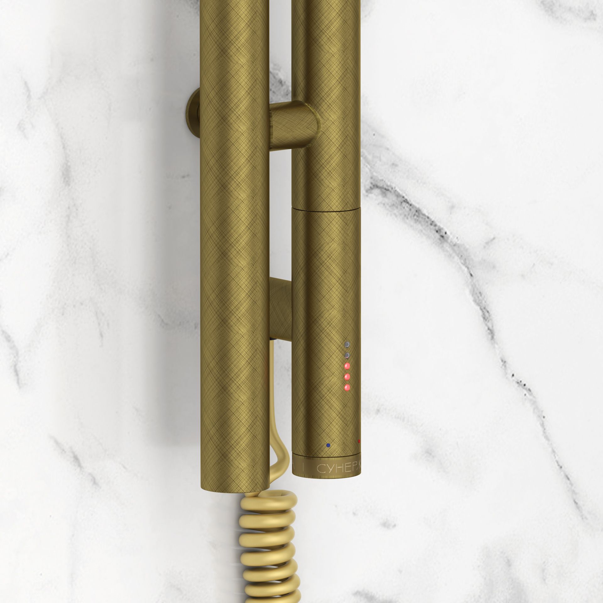 Полотенцесушитель электрический НЮАНС 3.0 1200 правый (Состаренная бронза)