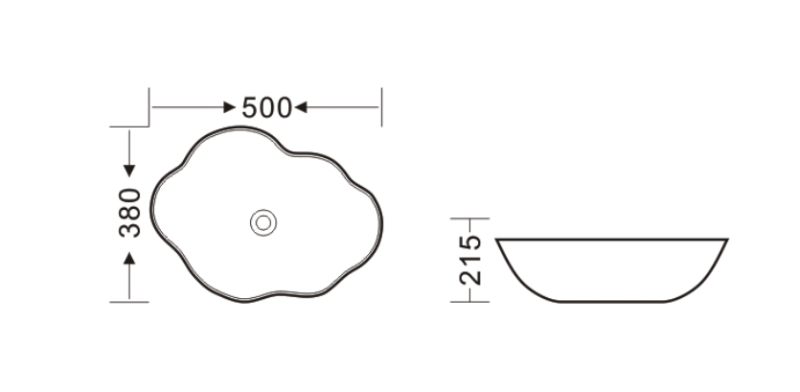 Комплект Bronze de Luxe: раковина Black Orchid 1395 со смесителем SCANDI 9015B, артикул СЕТ1