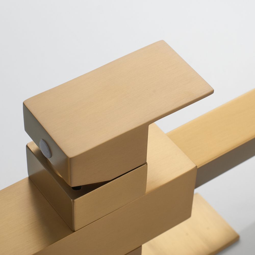 Смеситель для кухни с подключением фильтра Shevanik S148G, золотой сатин