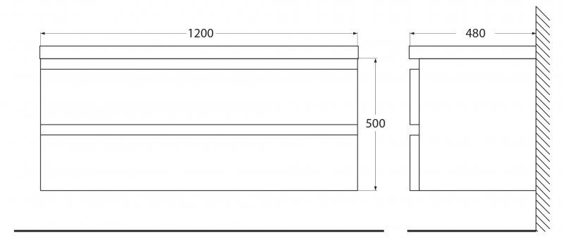Мебель для ванной комнаты BELBAGNO ENERGIA-N-1200