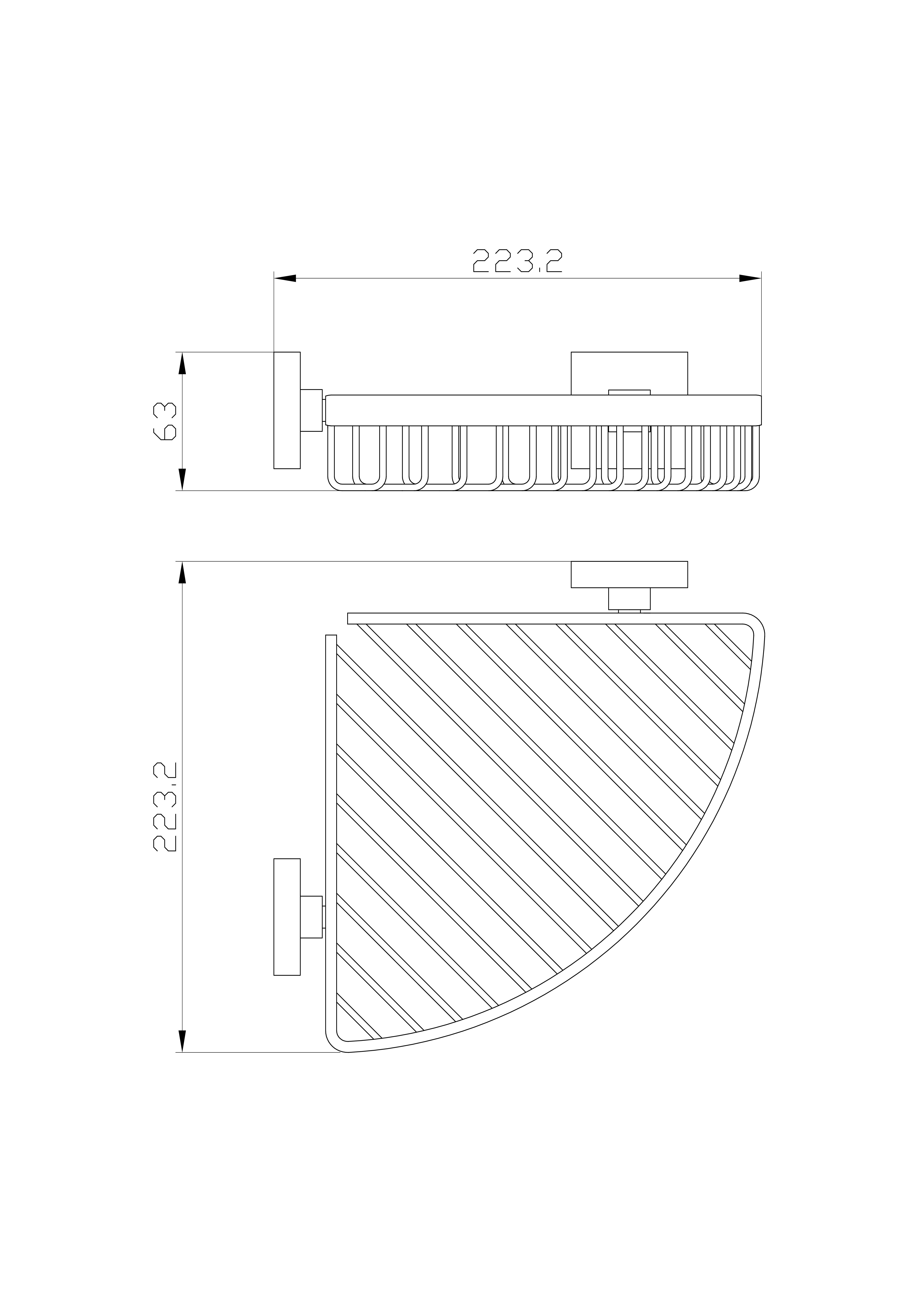 Полка для ванной угловая WONZON & WOGHAND POLO, Хром (WW-8944)