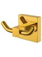 Двойной крючок для ванной WONZON & WOGHAND POLO, Темное золото (WW-8925-DG)