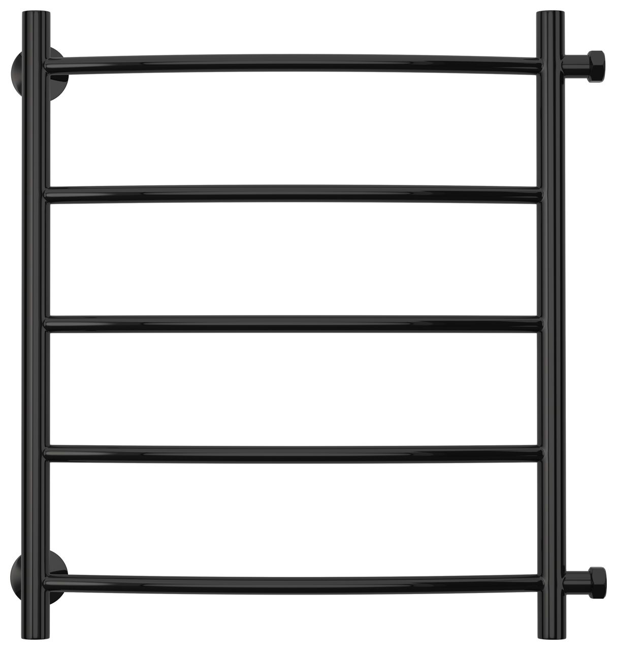 Полотенцесушитель водяной СТИЛЬЕ "Версия-Б2" 500х500 (5) Г 18 (Чёрный)