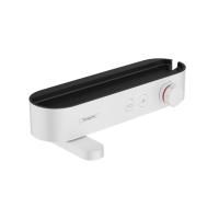 Смеситель для ванны и душа, Hansgrohe, ShowerTablet Select, на 2 потребителя, CoolContact-предотвращает нагрев корпуса, тип открывания воды-нажимной (кнопка Select включения / выключения), тип регулирования воды-термостатический картридж, монтаж-настенный Смеситель для ванны и душа, Hansgrohe, ShowerTablet Select, на 2 потребителя, CoolContact-предотвращает нагрев корпуса, тип открывания воды-нажимной (кнопка Select включения / выключения), тип регулирования воды-термостатический картридж, монтаж-настенный