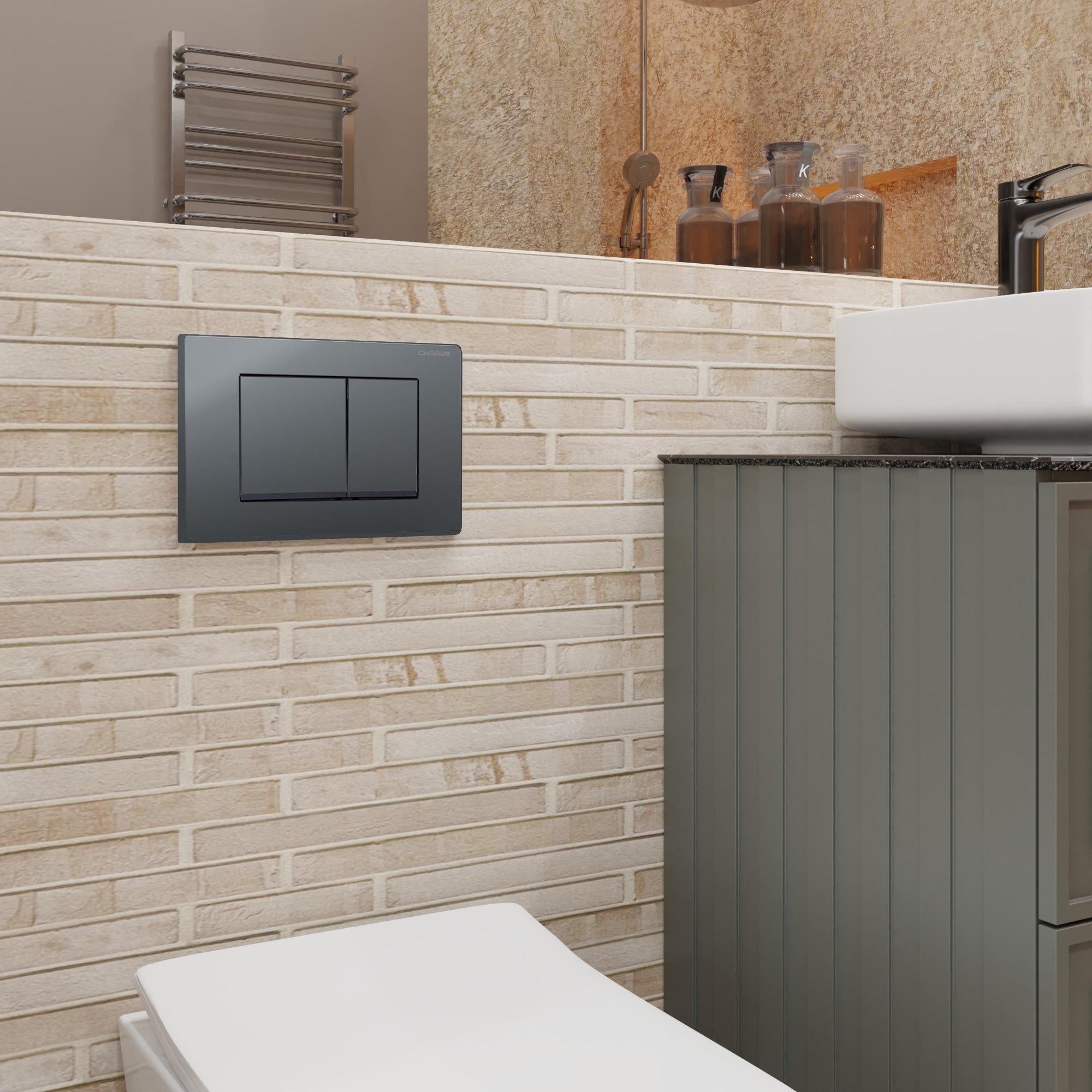 Клавиша для инсталляции CHARUS TM
Серия: MINIMALISTA
Материал: Пластик ABS
Тип: Механический
Размер: 245*165*11,7
Цвет: Графит