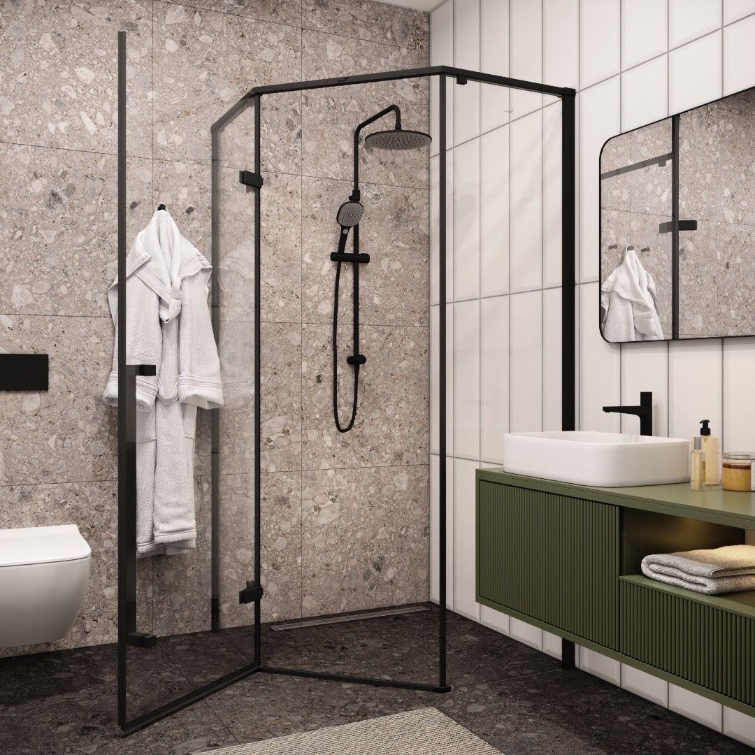 Ограждение C2A душевое Cerutti SPA без поддона (100x100x195) Ограждение C2A душевое Cerutti SPA без поддона (100x100x195)