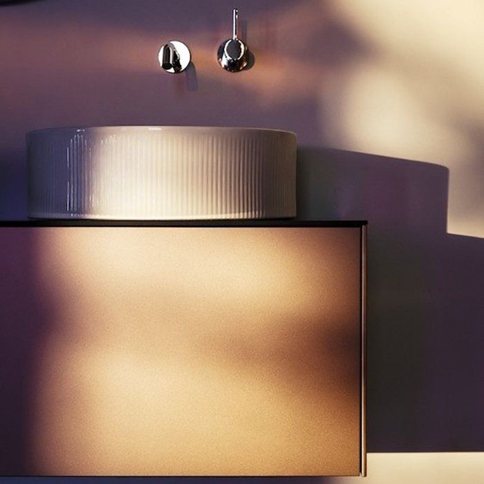 Laufen SONAR шкафчик под раковину, 1175х455х340 мм, 1 ящик, с отв.в центре,  для 812340, 812341, 812342, 812343, медь и черный мрамор