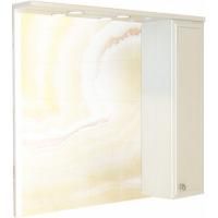 Зеркало со шкафом Comforty Сочи 85 3132119 Белый глянец