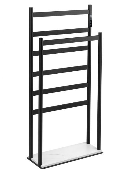 Полотенцесушитель электрический напольный WONZON & WOGHAND ESSEN, Черный матовый (WW-A407-MB)