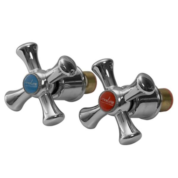 Кран-букса 1/2 кер 8*24 с маховиком КРЕСТ ML10 (блистер) MIXLINE пара (526765)