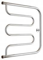 Полотенцесушитель "СТИЛЬЕ" ТАНДЕМ 600х600 резьба-сгон 1" (Без покрытия)