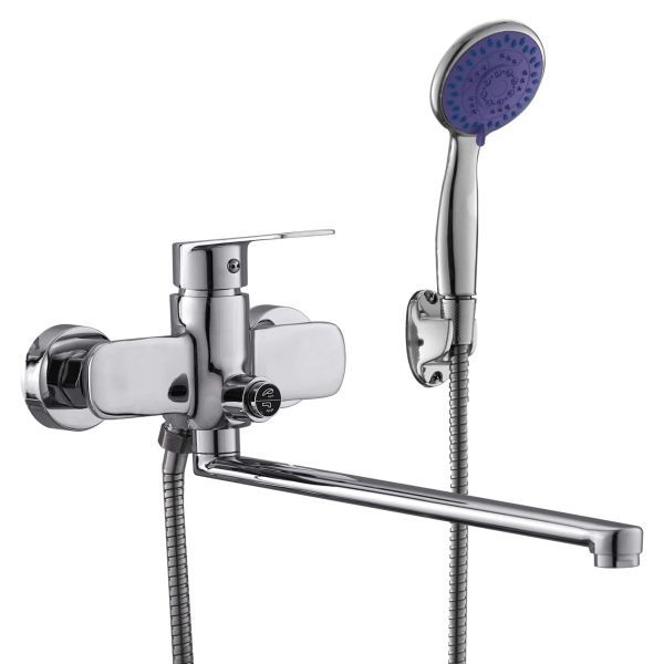 Смеситель для ванны Plstart PD22022, хром