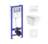 Комплект 6 в 1 Lavinia Boho Bristol Rimless 77040117, премиум со стеклянной клавишей