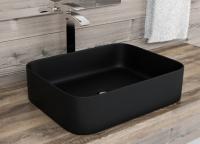 Раковина накладная "ASTANES" (matt black)