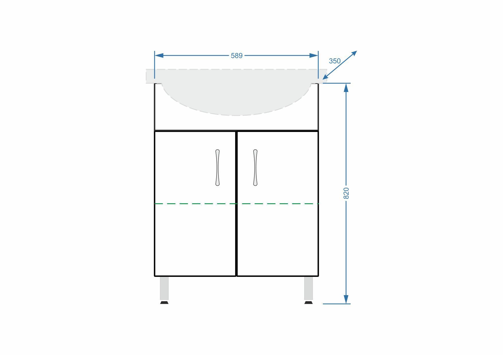 Тумба "Концепт 60 ЭКО", Эрика 60