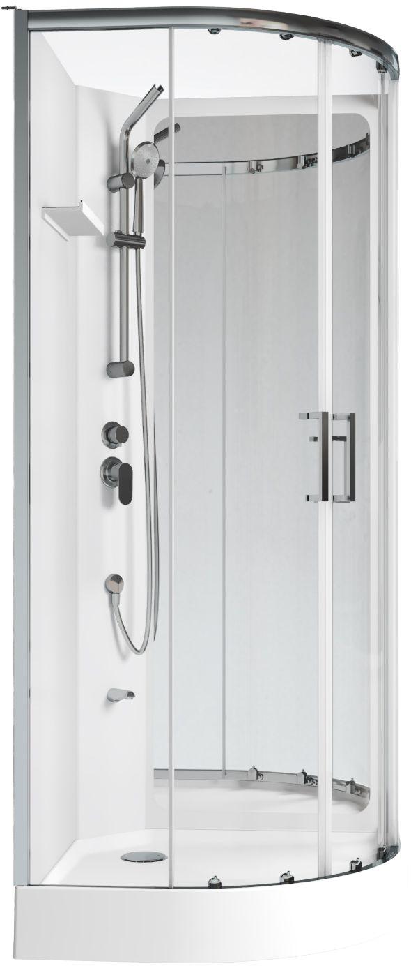 Душевая кабина Aquanet Passion R 2.0 90x90, прозрачное стекло Душевая кабина Aquanet Passion R 2.0 90x90, прозрачное стекло