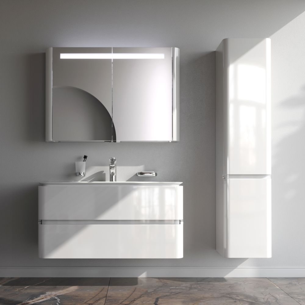 M30FHX1002WG Sensation, База под раковину, подвесная, 100 см, ящики, белый, глянцевая, шт M30FHX1002WG Sensation, База под раковину, подвесная, 100 см, ящики, белый, глянцевая, шт