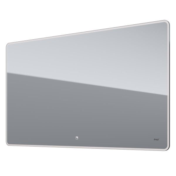 Зеркало Dreja Point 120x70 см, белый