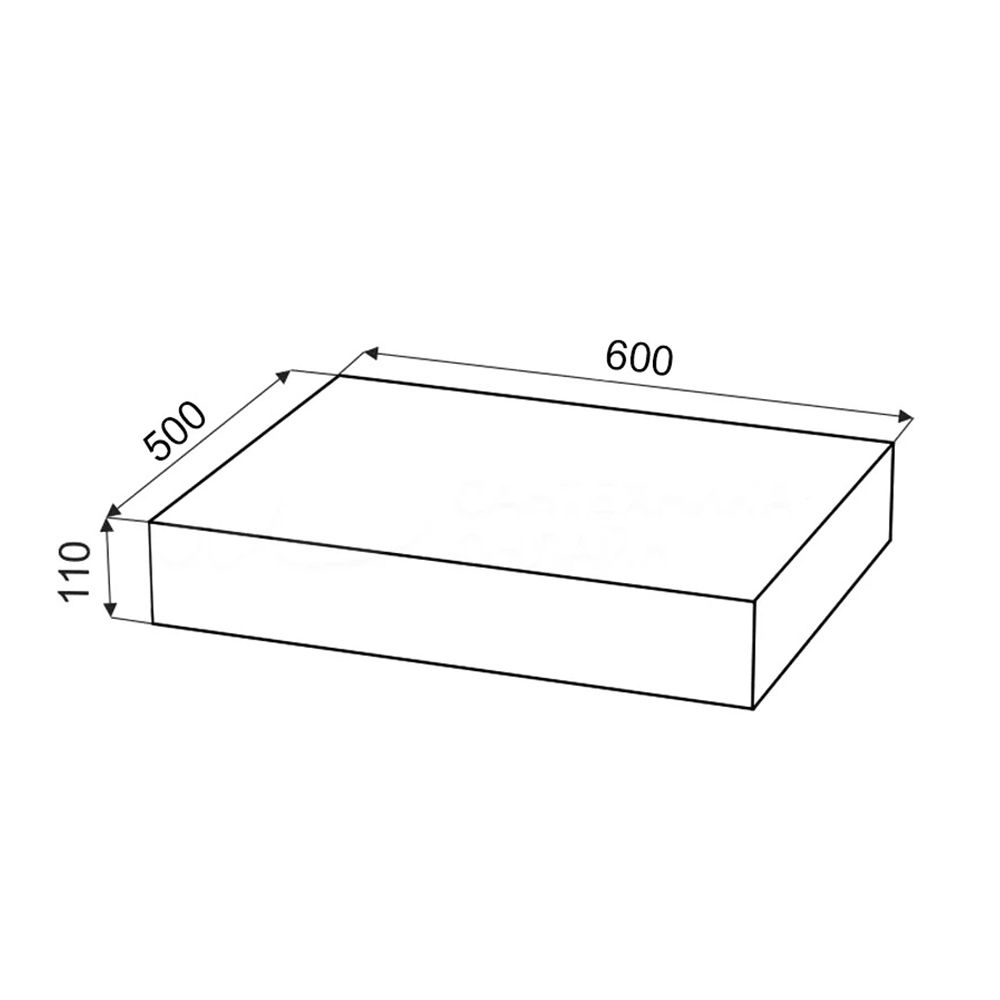 Столешница Velvex Unit 60, дуб французский