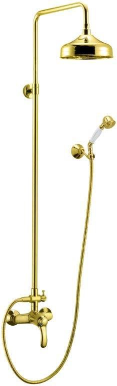 Душевая стойка со смесителем, верхним и ручным душем CEZARES LIRA-C-CD