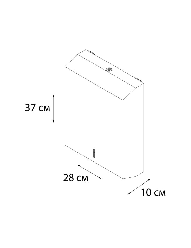 Диспенсер бумажных полотенец Fixsen FX-31027A Хром, артикул FX-31027A