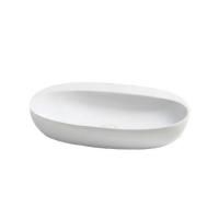 AZZURRA ELEGANCE CIRCLE  раковина накладная 70х42см без отв. под смеситель , цвет белый