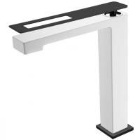 Смеситель Q для умыв. выс. WhiteBlack_Комплект