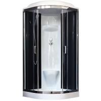 Душевая кабина Royal Bath RB 100HK6-BT-CH (черное/прозрачное) Душевая кабина Royal Bath RB 100HK6-BT-CH (черное/прозрачное)