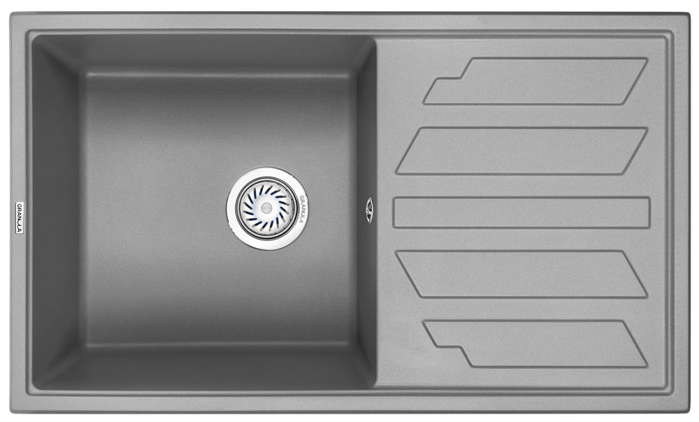 Кухонная мойка Granula 8601, АЛЮМИНИУМ, артикул 8601, АЛЮМИНИУМ