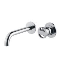 REVERSA Смеситель для раковины скрытого монтажа настенный моноком. излив L19 см, хром