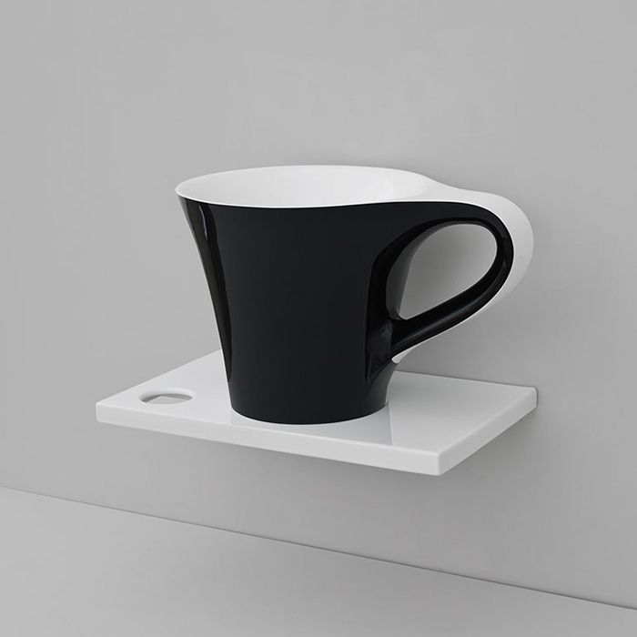 Artceram CUP  Раковина накладная для столешницы  70х50хh42,5 см, без отв под смеситель, без слив перелива,  цвет черно-белый Artceram CUP  Раковина накладная для столешницы  70х50хh42,5 см, без отв под смеситель, без слив перелива,  цвет черно-белый