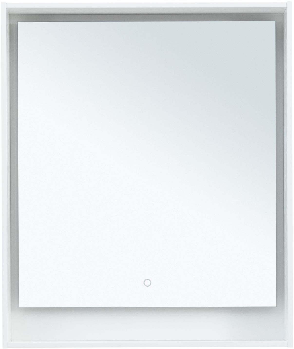 Зеркало Aquanet Милан 70 белый глянец Зеркало Aquanet Милан 70 белый глянец