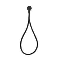 Gessi Hi-Fi Душевой магнитные комплект, состоящий из вывода воды, держателя, Darkflex шланга 1,50 м и лейки, цвет: Black XL